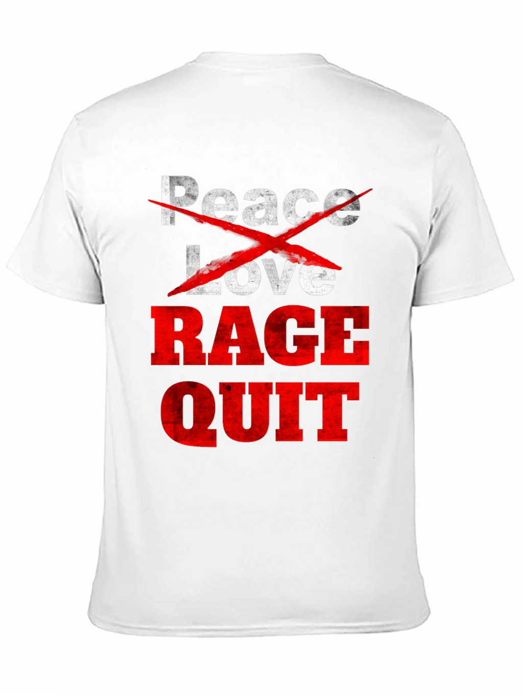 Peace Love Rage Quit Graphic Tee