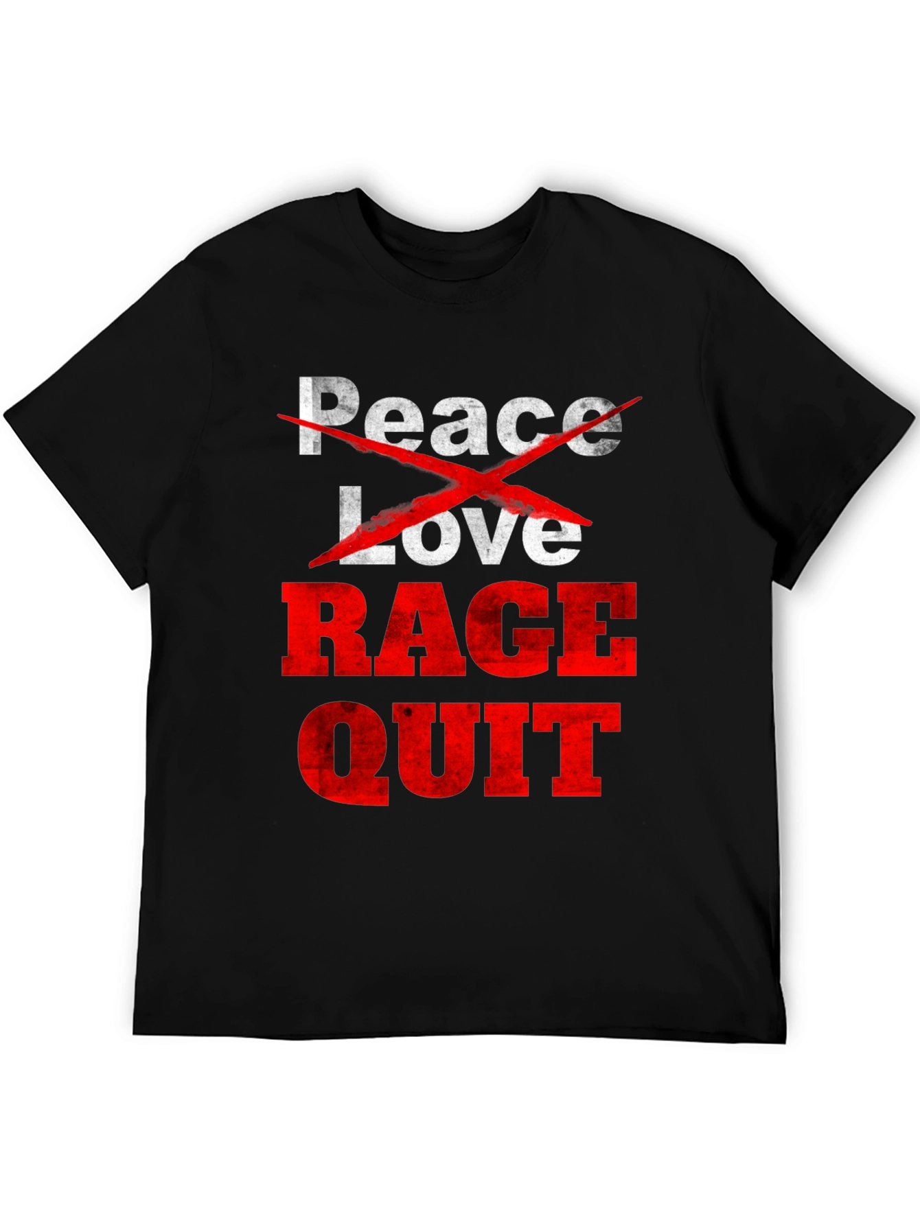 Peace Love Rage Quit Graphic Tee