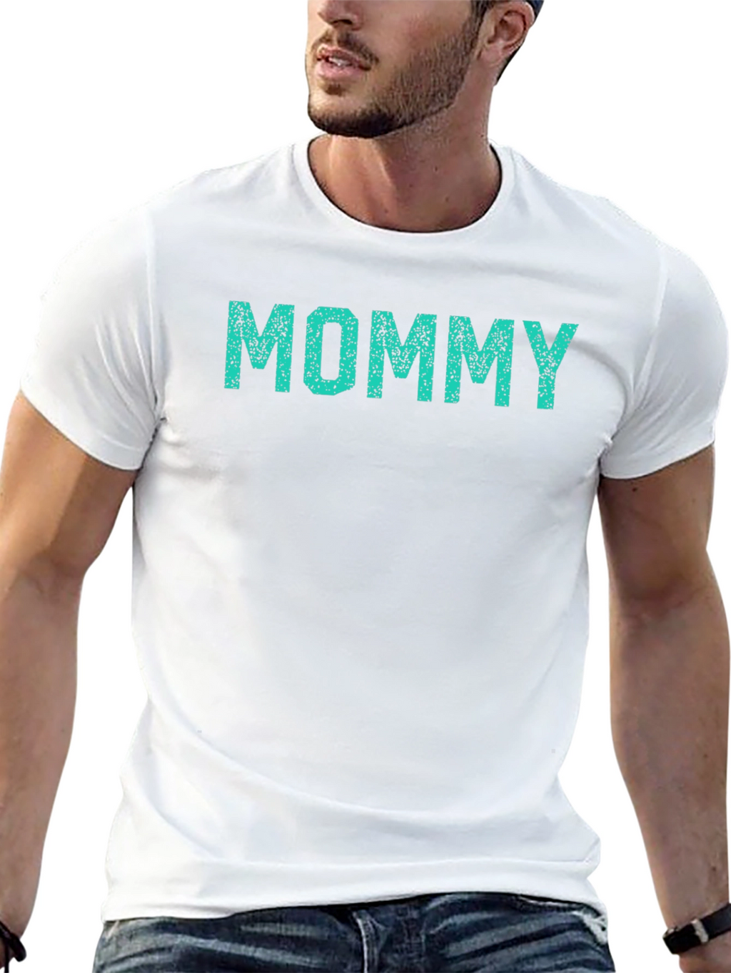 Mommy Graphic Tee - Comfort Black Cotton