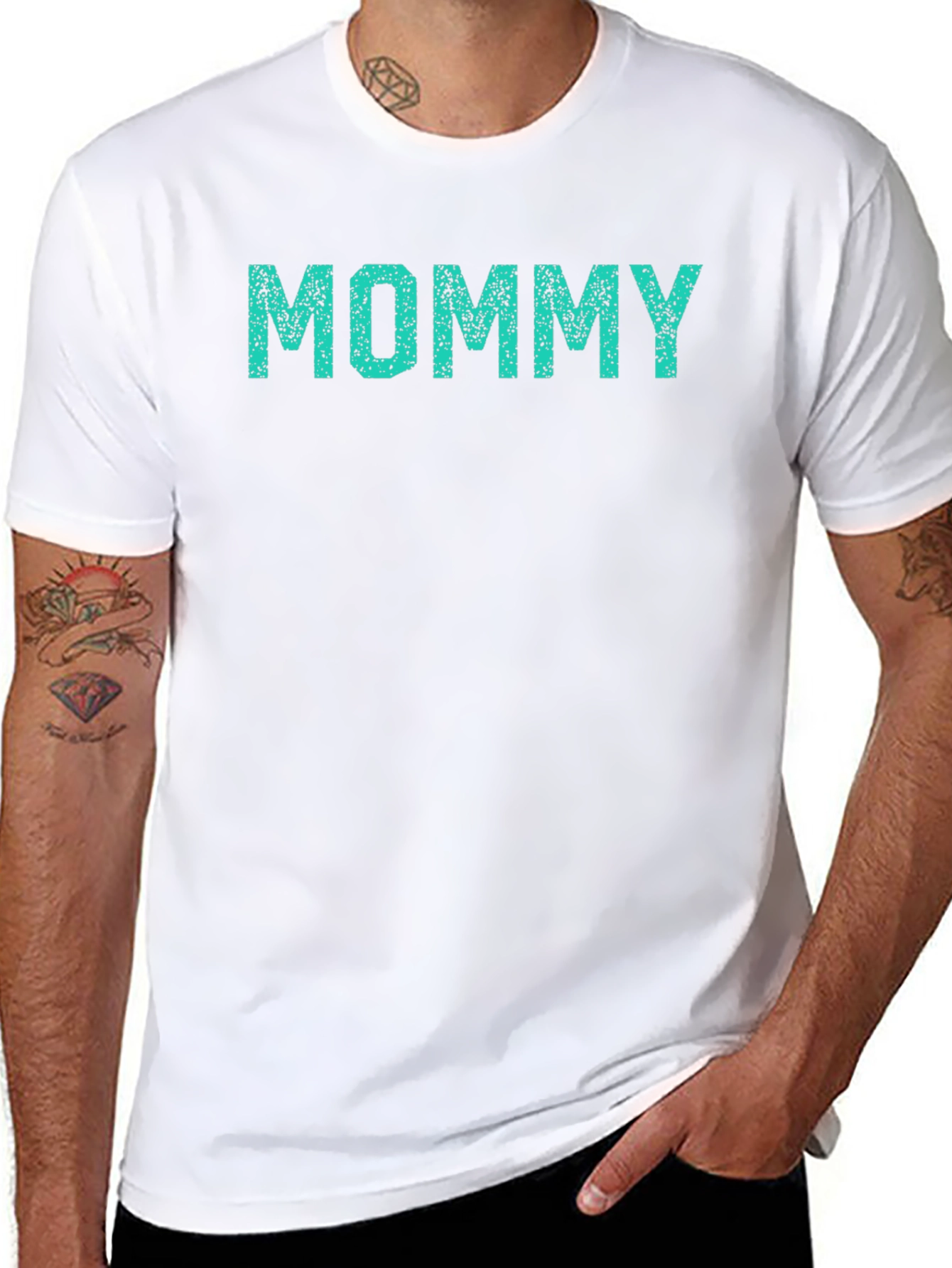 Mommy Graphic Tee - Comfort Black Cotton