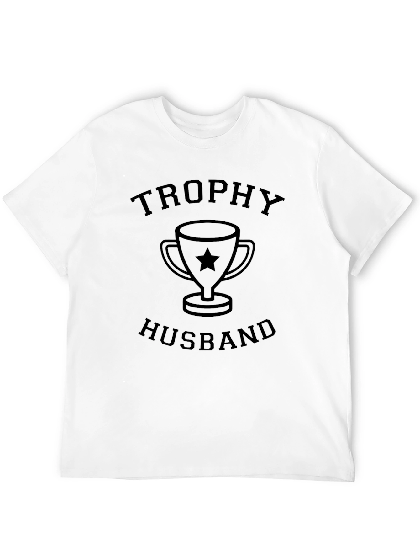 Trophy Husband Graphic Tee - Black T-Shirt