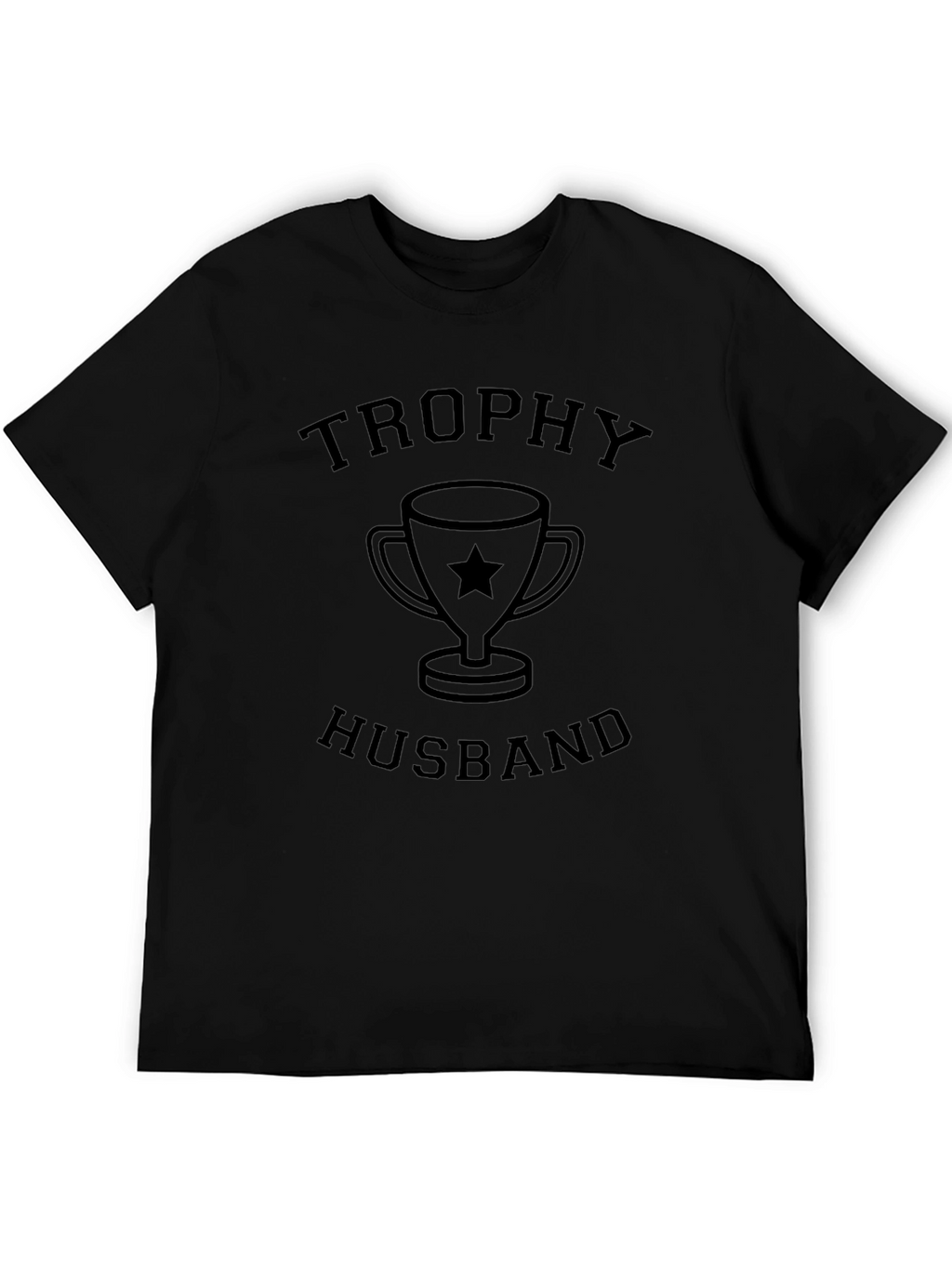 Trophy Husband Graphic Tee - Black T-Shirt