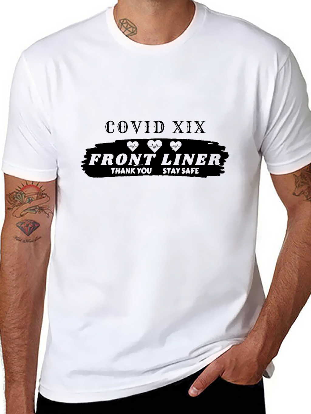 COVID XIX Front Liner T-Shirt