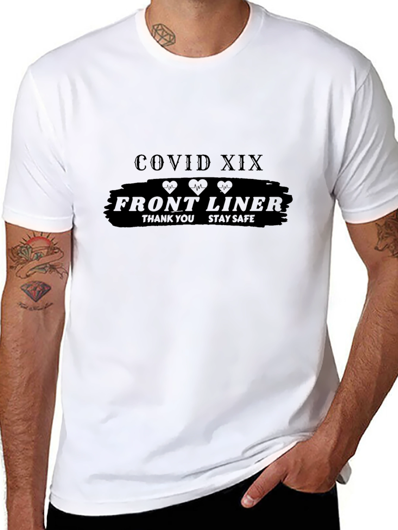 COVID XIX Front Liner T-Shirt