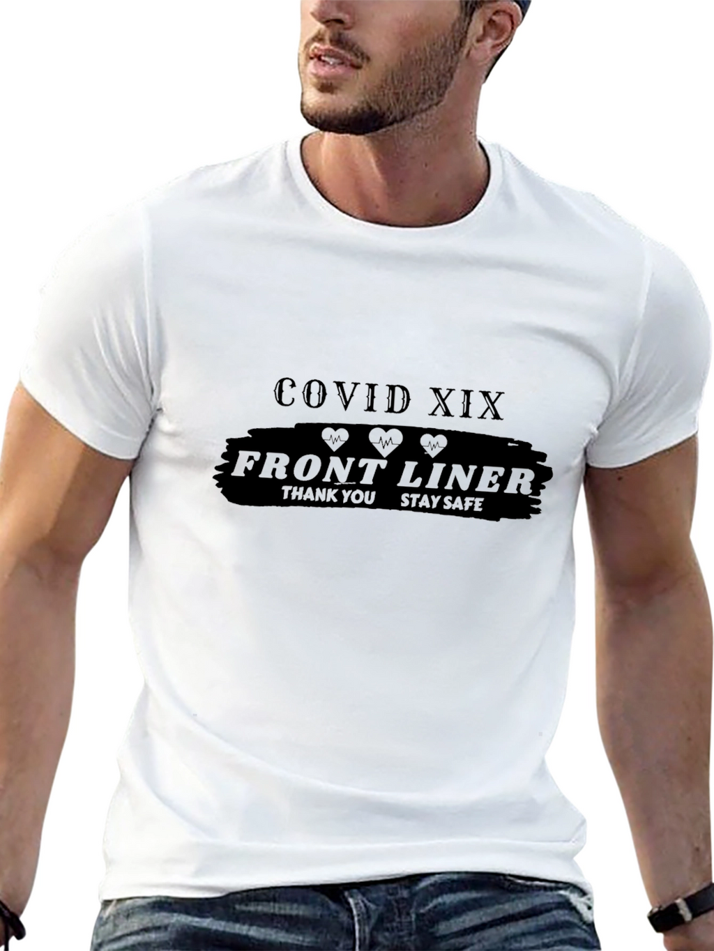 COVID XIX Front Liner T-Shirt