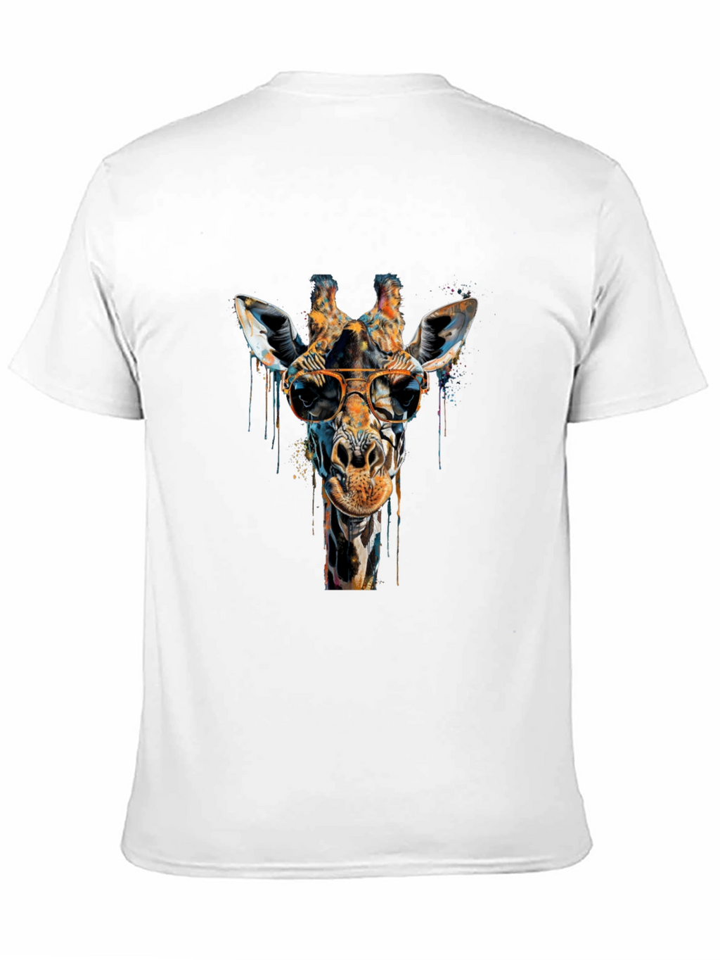 Cool Giraffe Graphic Tee - Unisex Black T-Shirt