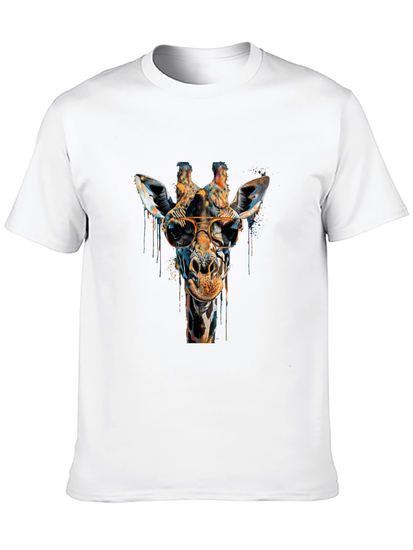 Cool Giraffe Graphic Tee - Unisex Black T-Shirt