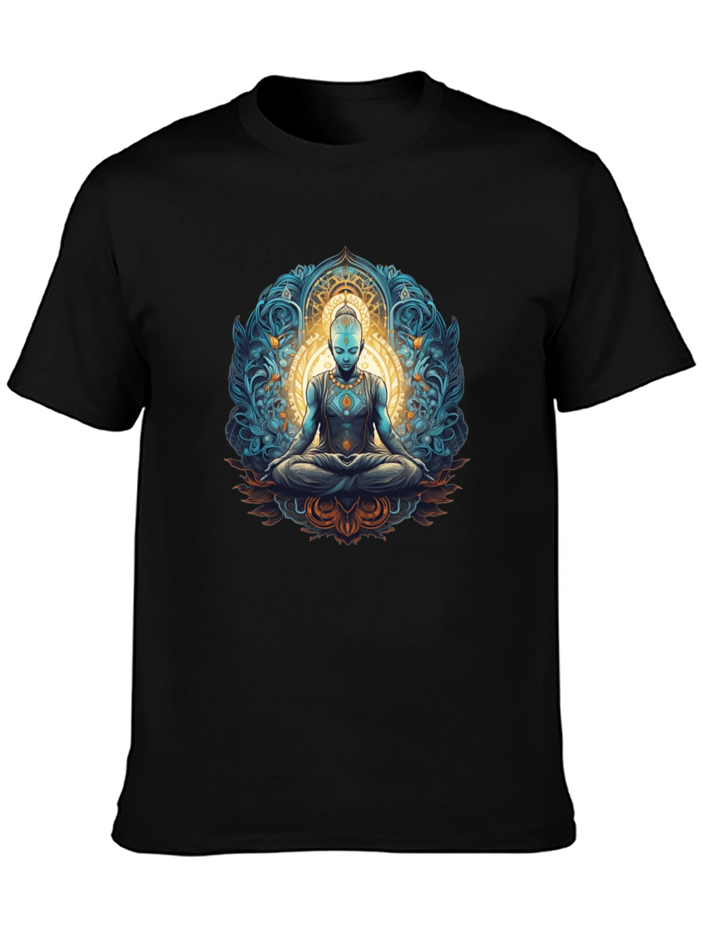 Enlightened Meditation Graphic T-Shirt