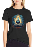 Enlightened Meditation Graphic T-Shirt