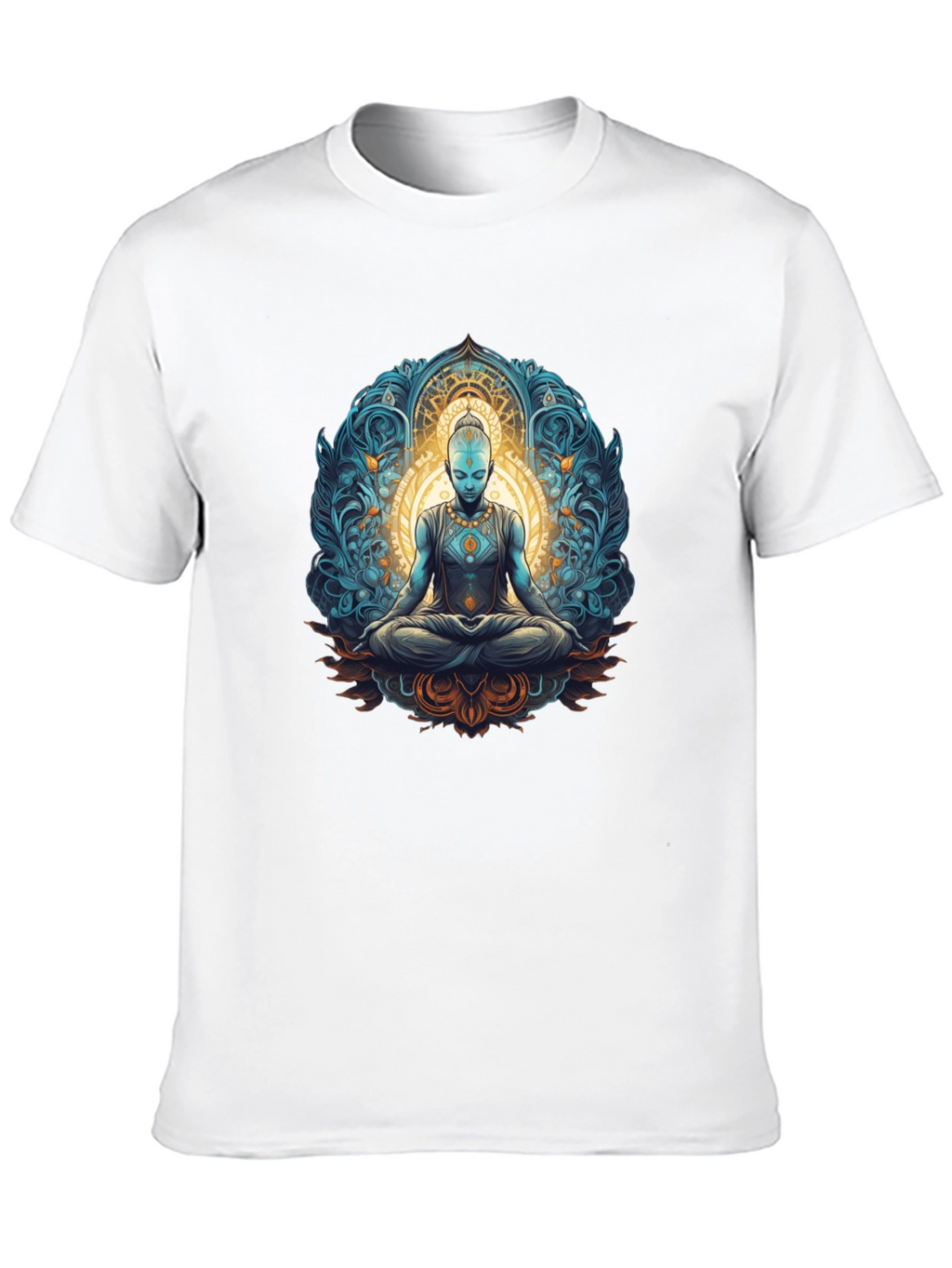 Enlightened Meditation Graphic T-Shirt
