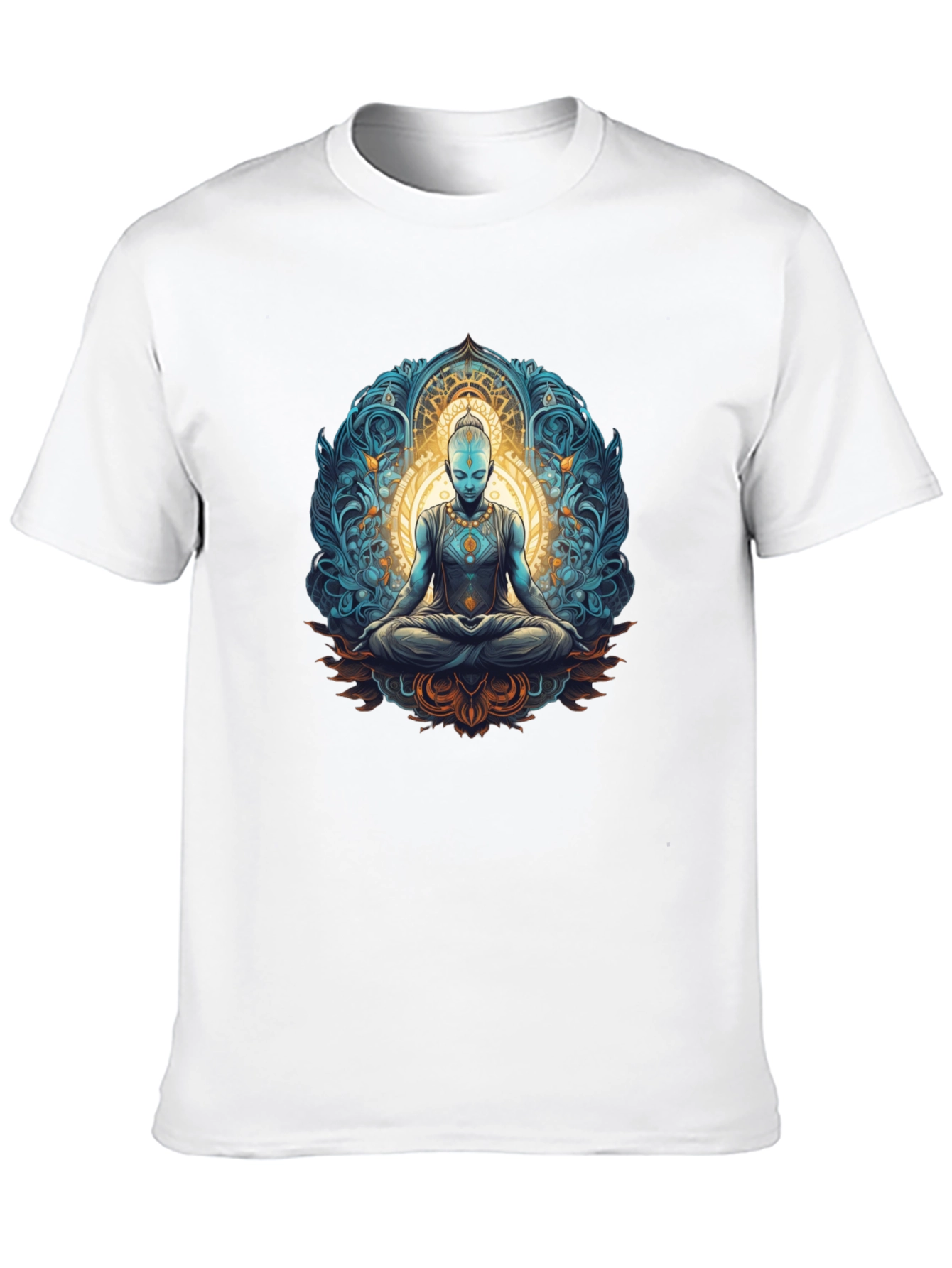 Enlightened Meditation Graphic T-Shirt