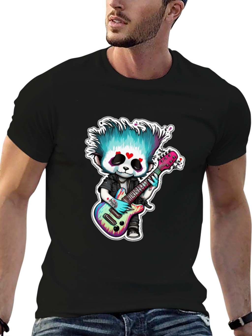 Rockstar Panda T-Shirt