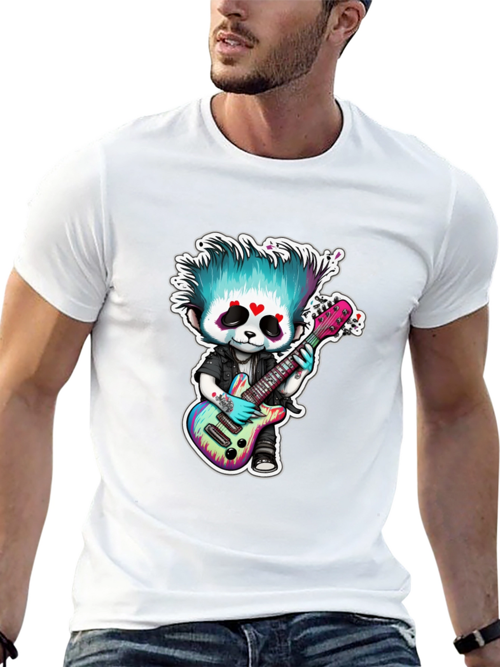 Rockstar Panda T-Shirt