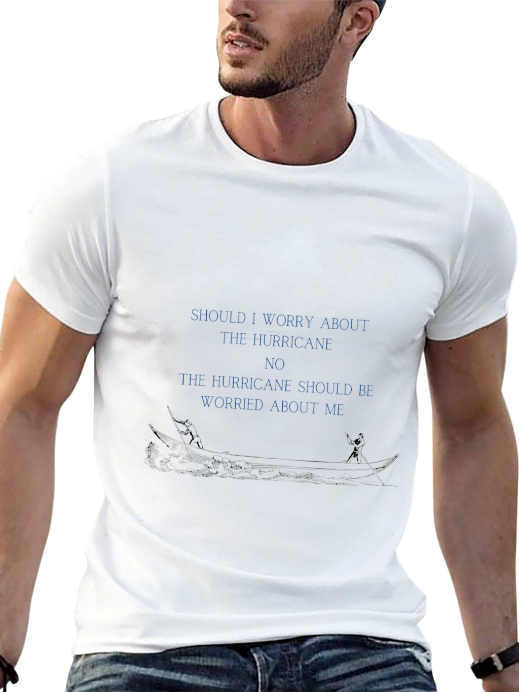 Hurricane Worry T-Shirt - Bold Statement Tee