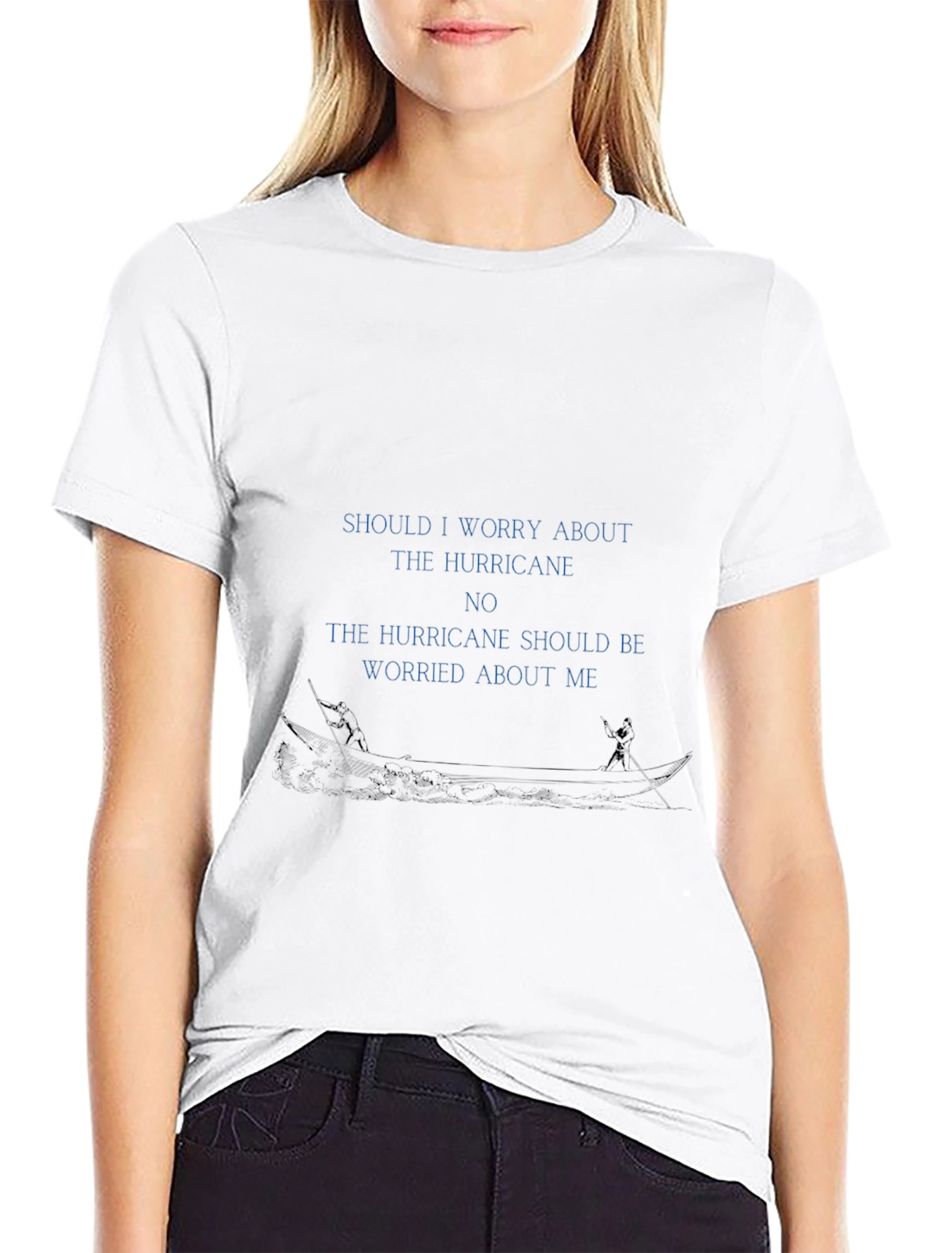 Hurricane Worry T-Shirt - Bold Statement Tee