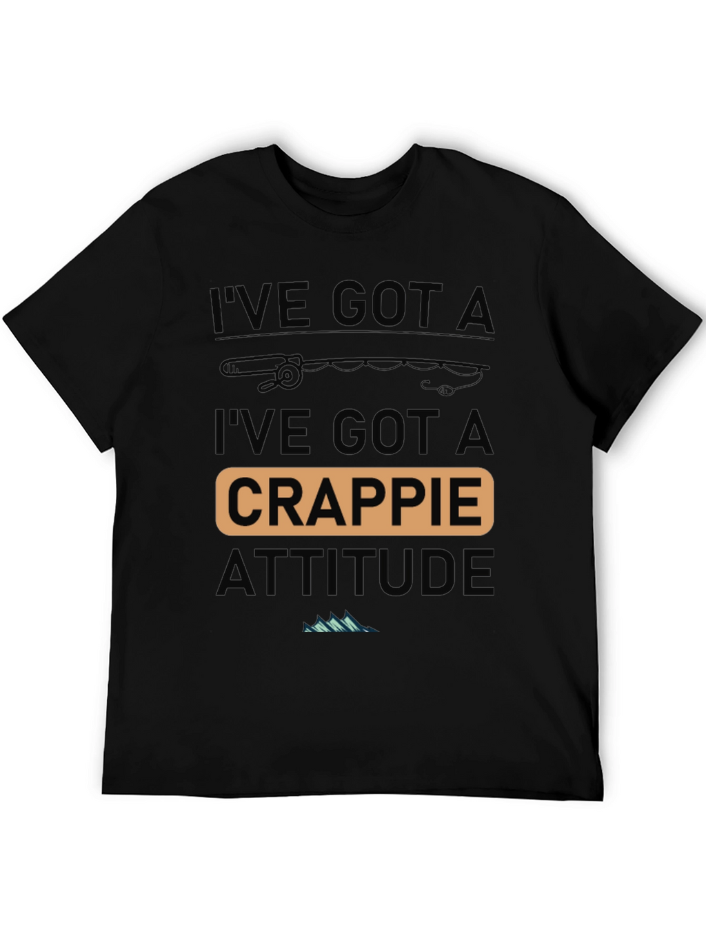 Crappie Attitude Fishing T-Shirt