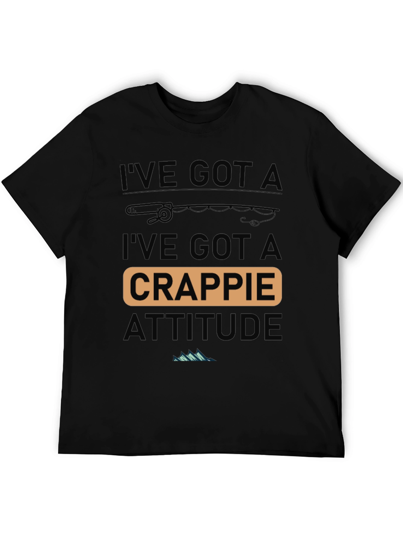 Crappie Attitude Fishing T-Shirt