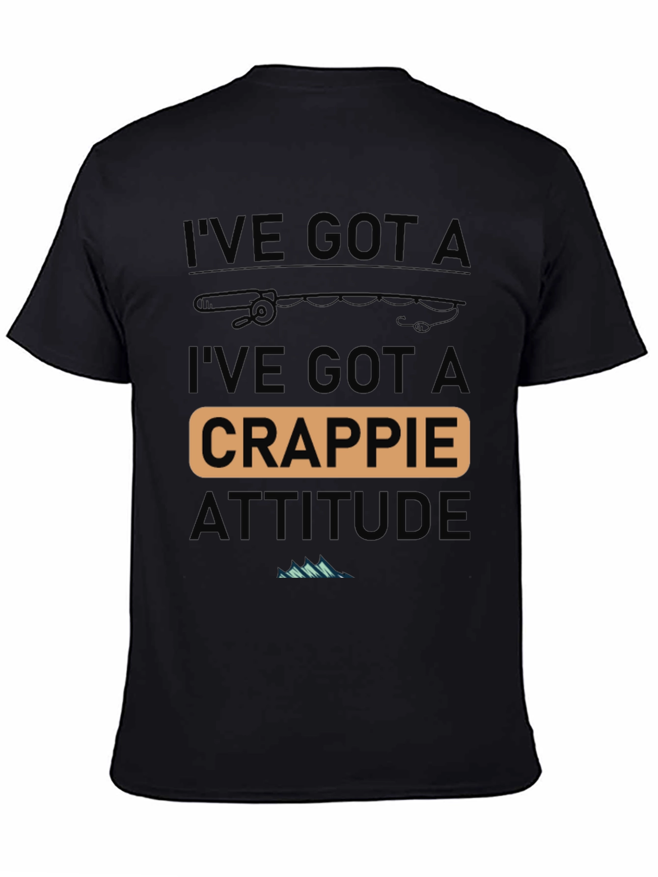 Crappie Attitude Fishing T-Shirt