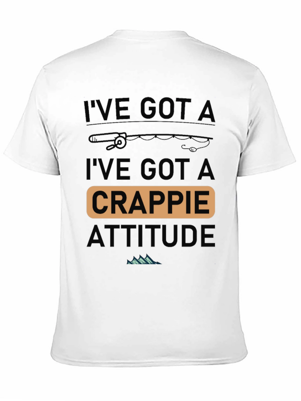 Crappie Attitude Fishing T-Shirt