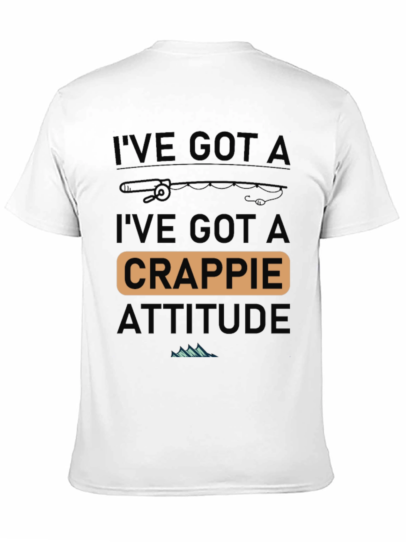 Crappie Attitude Fishing T-Shirt