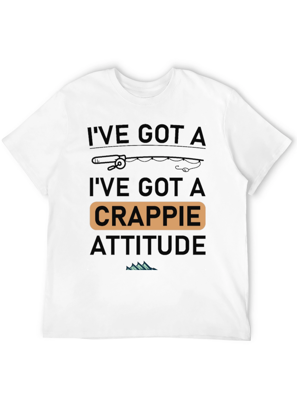 Crappie Attitude Fishing T-Shirt