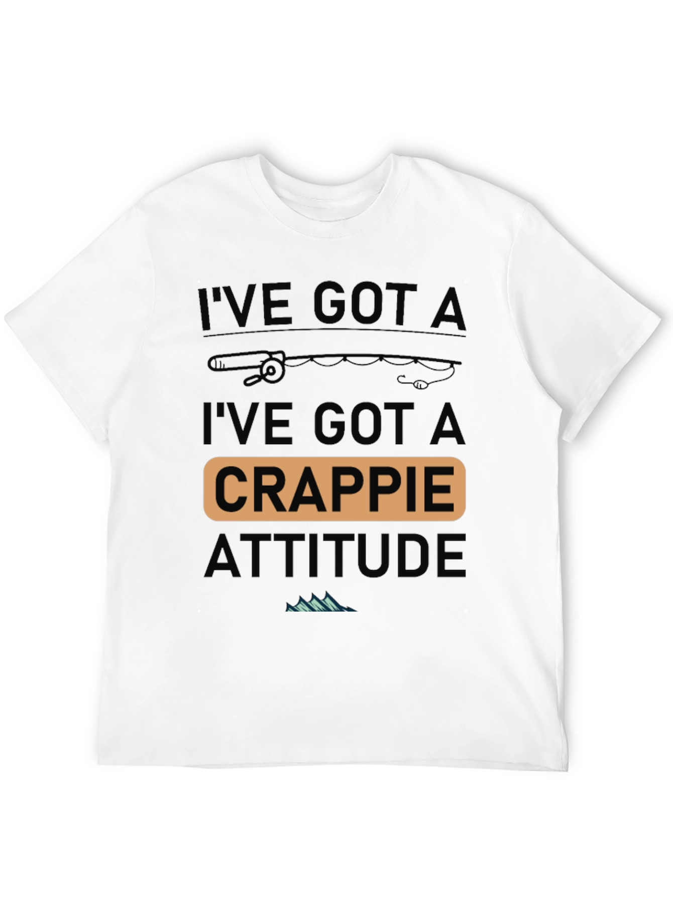Crappie Attitude Fishing T-Shirt