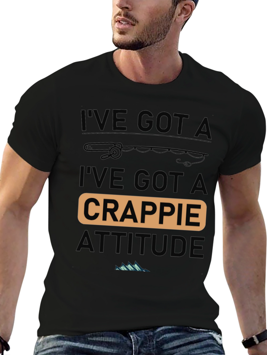 Crappie Attitude Fishing T-Shirt
