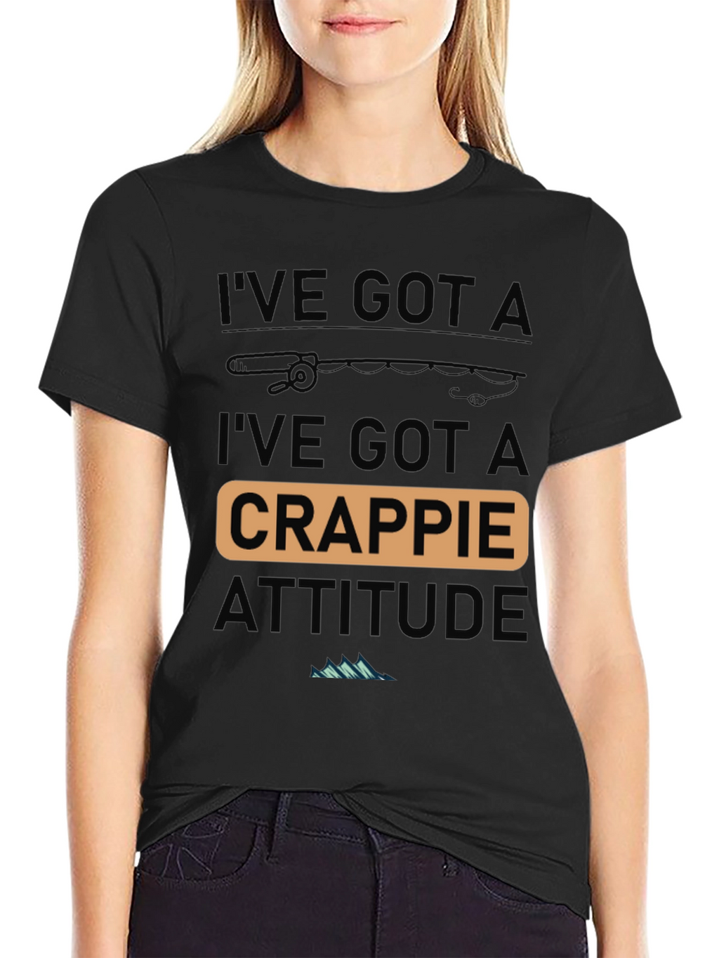 Crappie Attitude Fishing T-Shirt