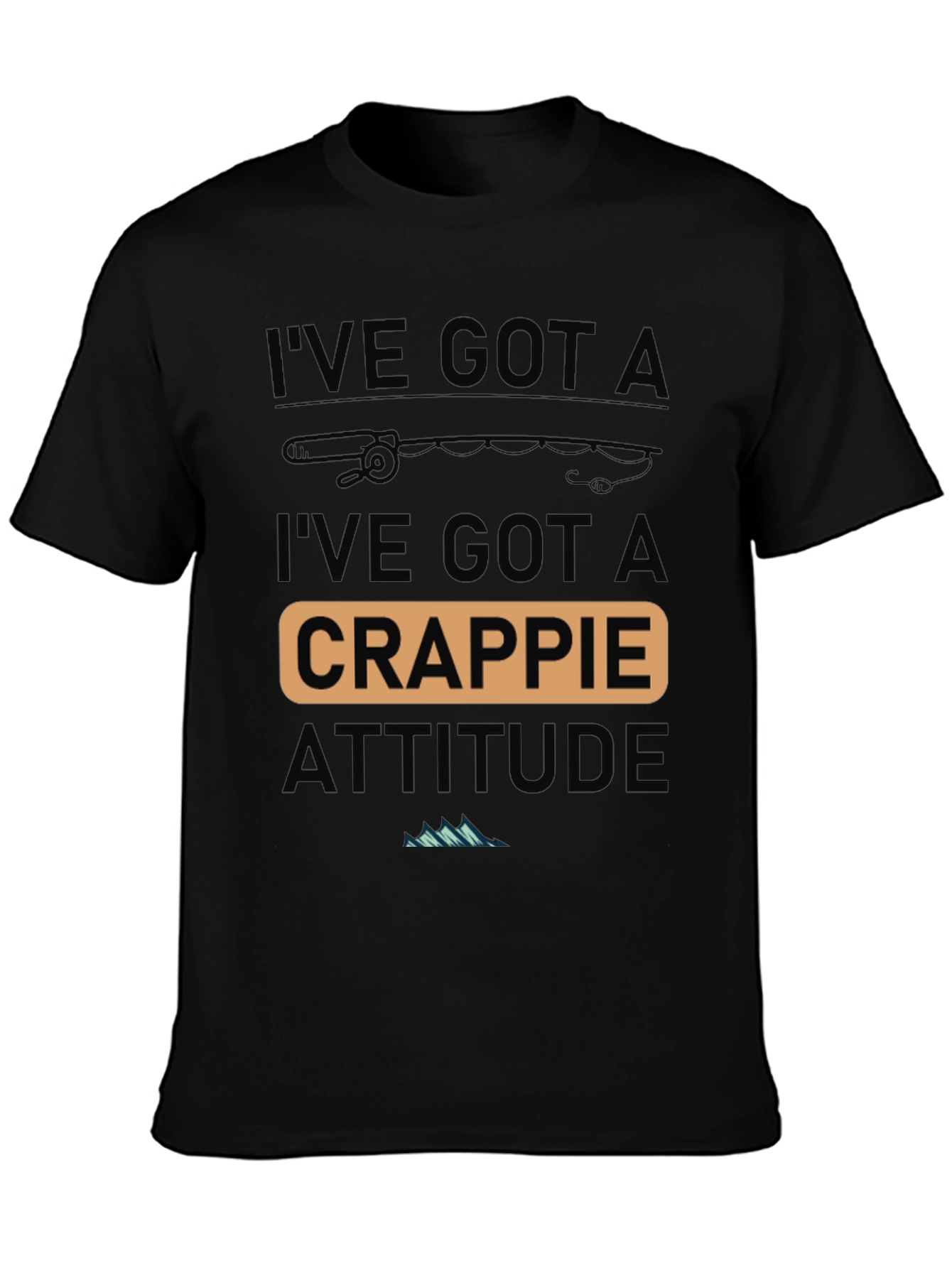 Crappie Attitude Fishing T-Shirt