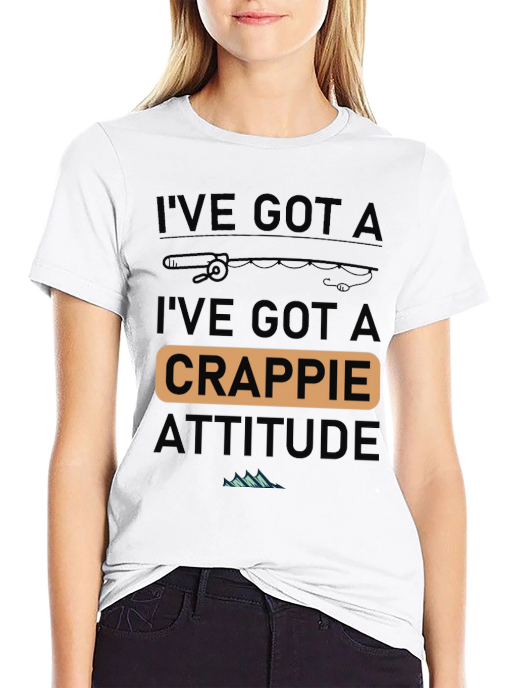 Crappie Attitude Fishing T-Shirt