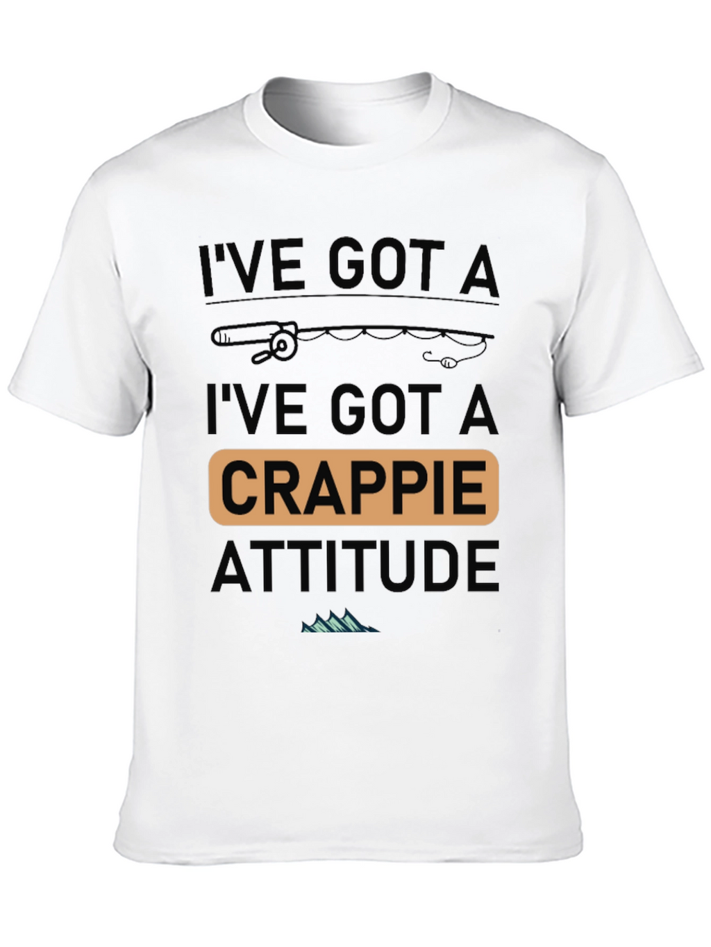 Crappie Attitude Fishing T-Shirt