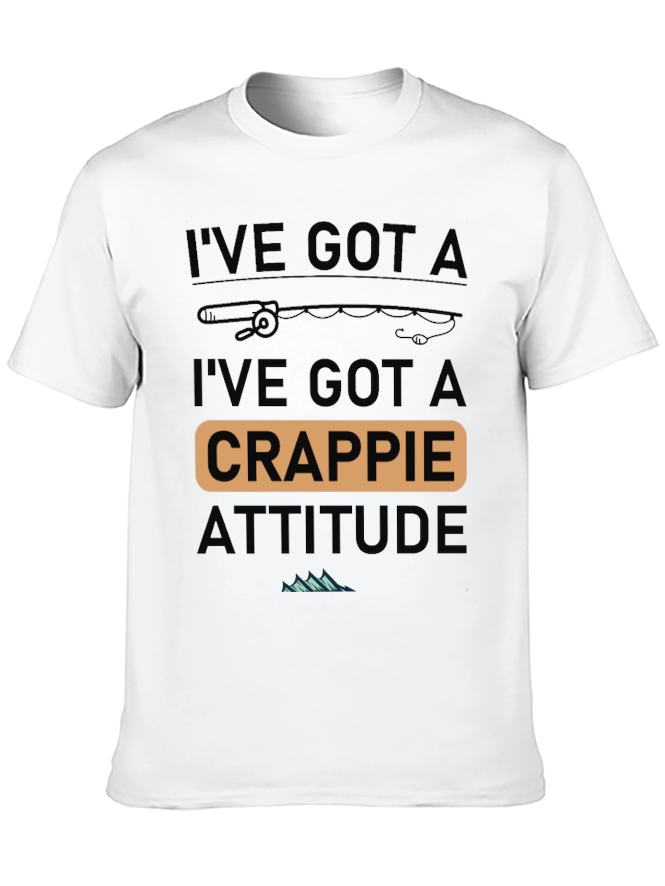 Crappie Attitude Fishing T-Shirt