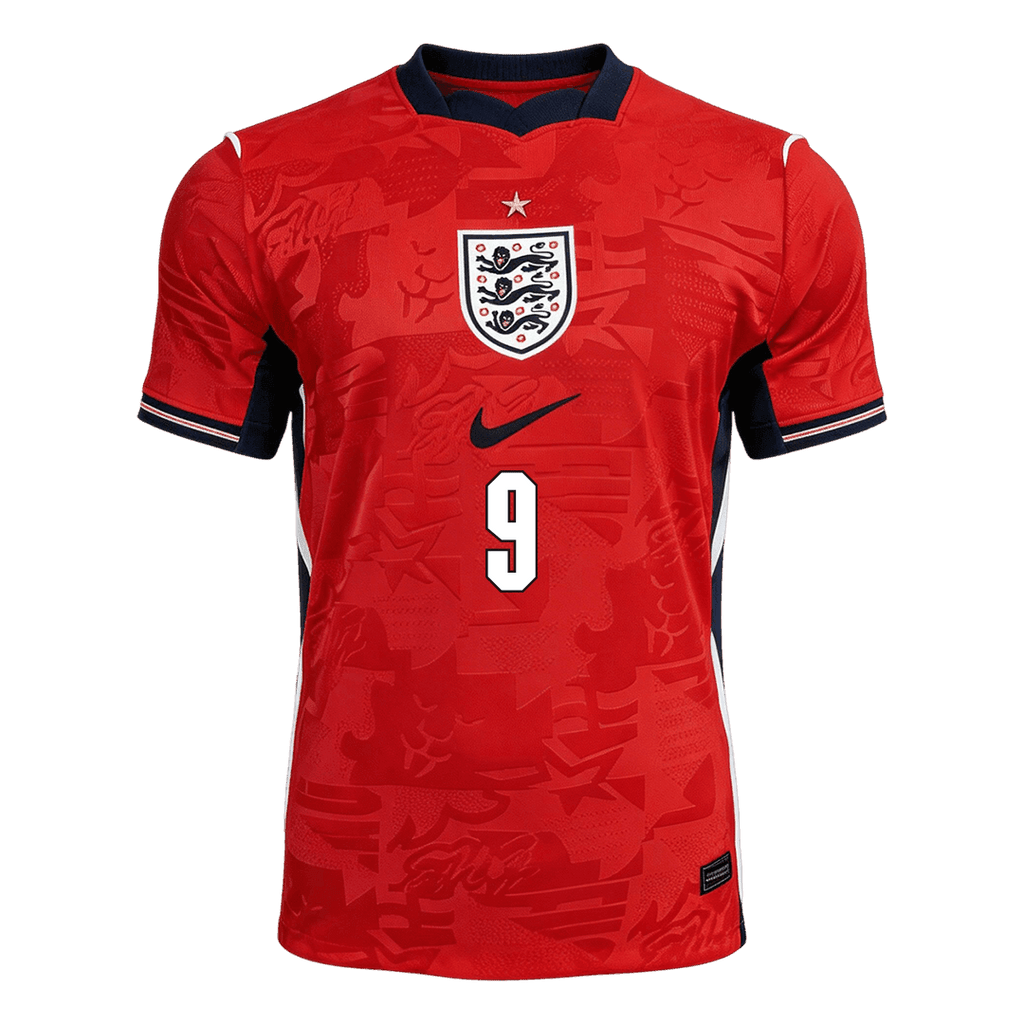 KANE #9 England Away Soccer Jersey World Cup 2026 Red Image 3