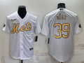 Men's New York Mets Edwin Diaz #39 White Replica Player Jerseys