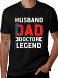 Husband Dad Doctor Legend Graphic Tee
