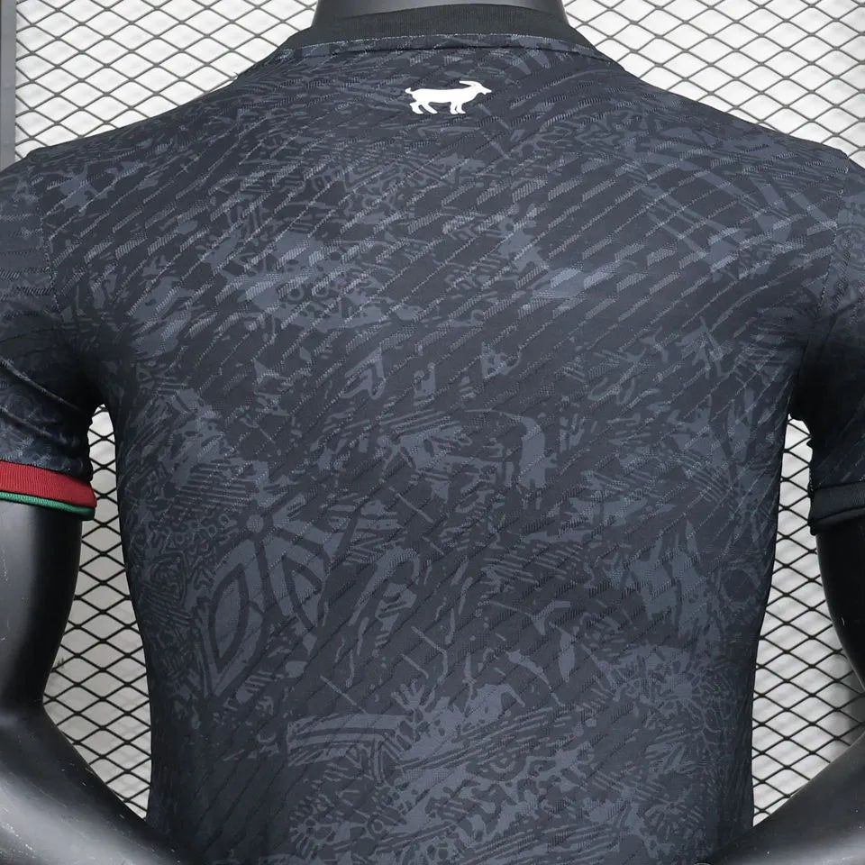 2023/24 Portugal Black Special Edition Player Version Jersey Back
