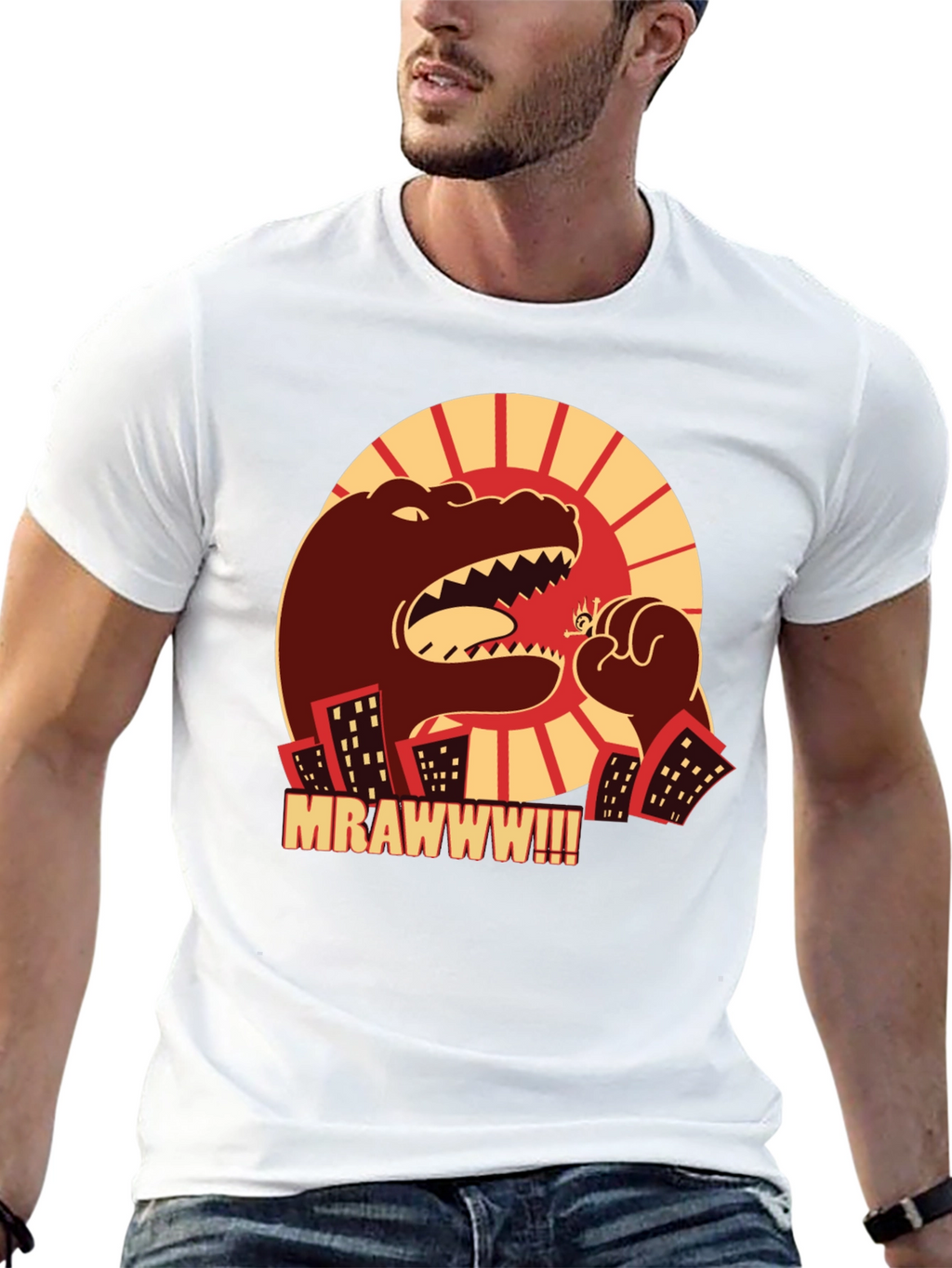 Monster Attack Graphic Tee