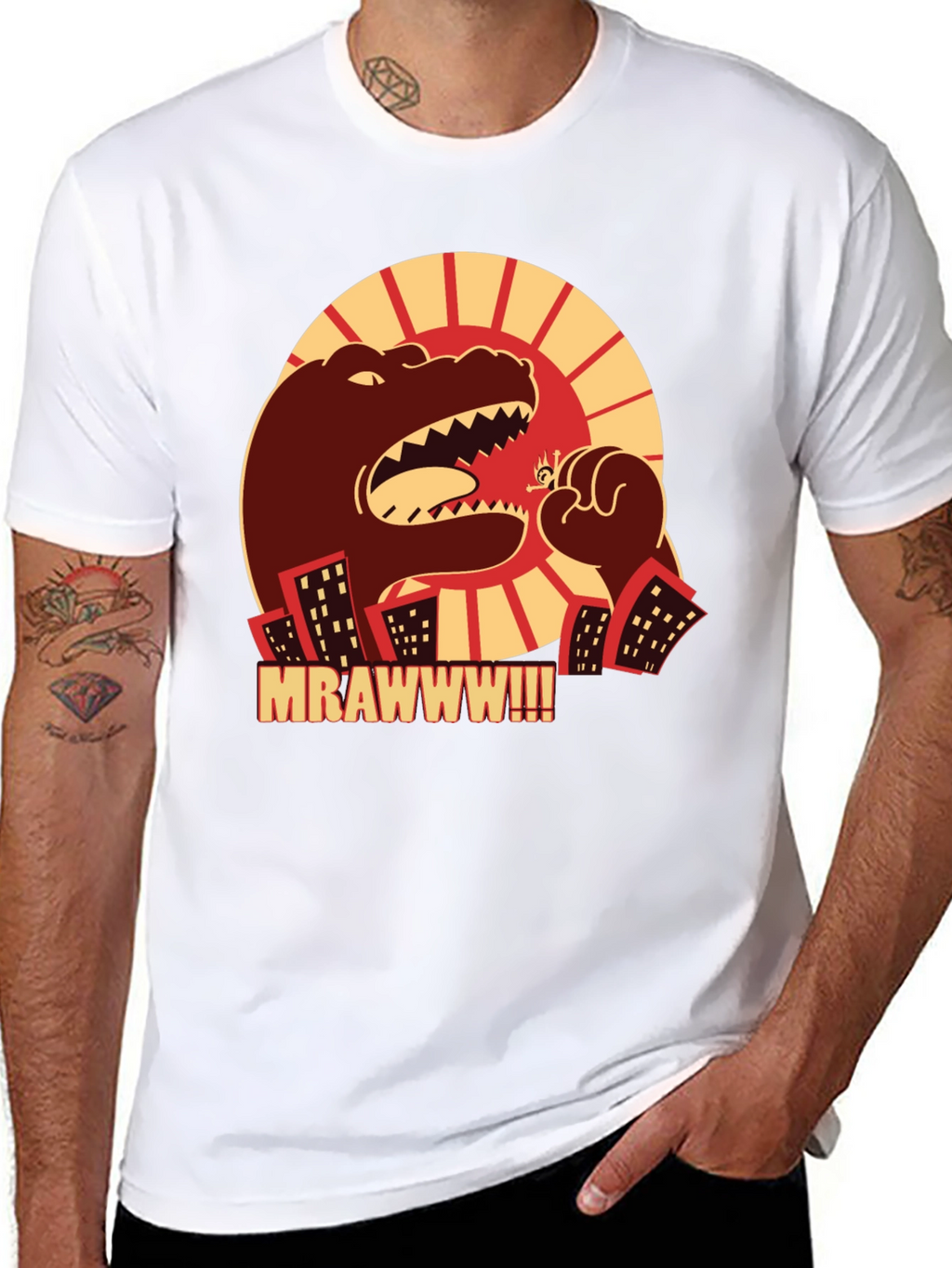 Monster Attack Graphic Tee