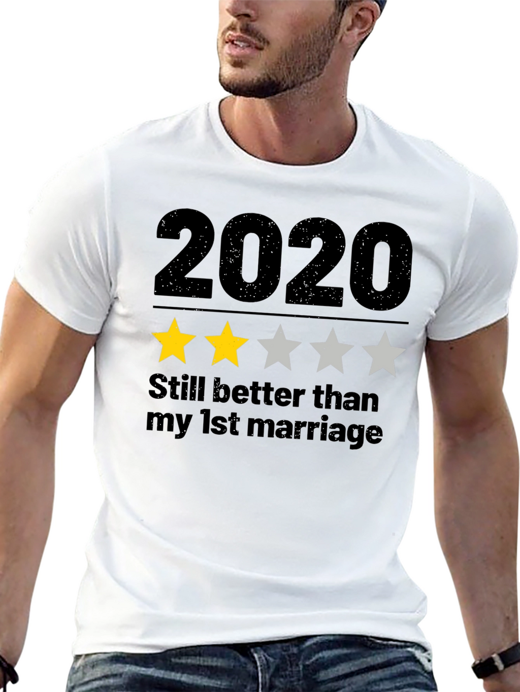 2020 Two Star T-Shirt - Funny Sarcastic Tee
