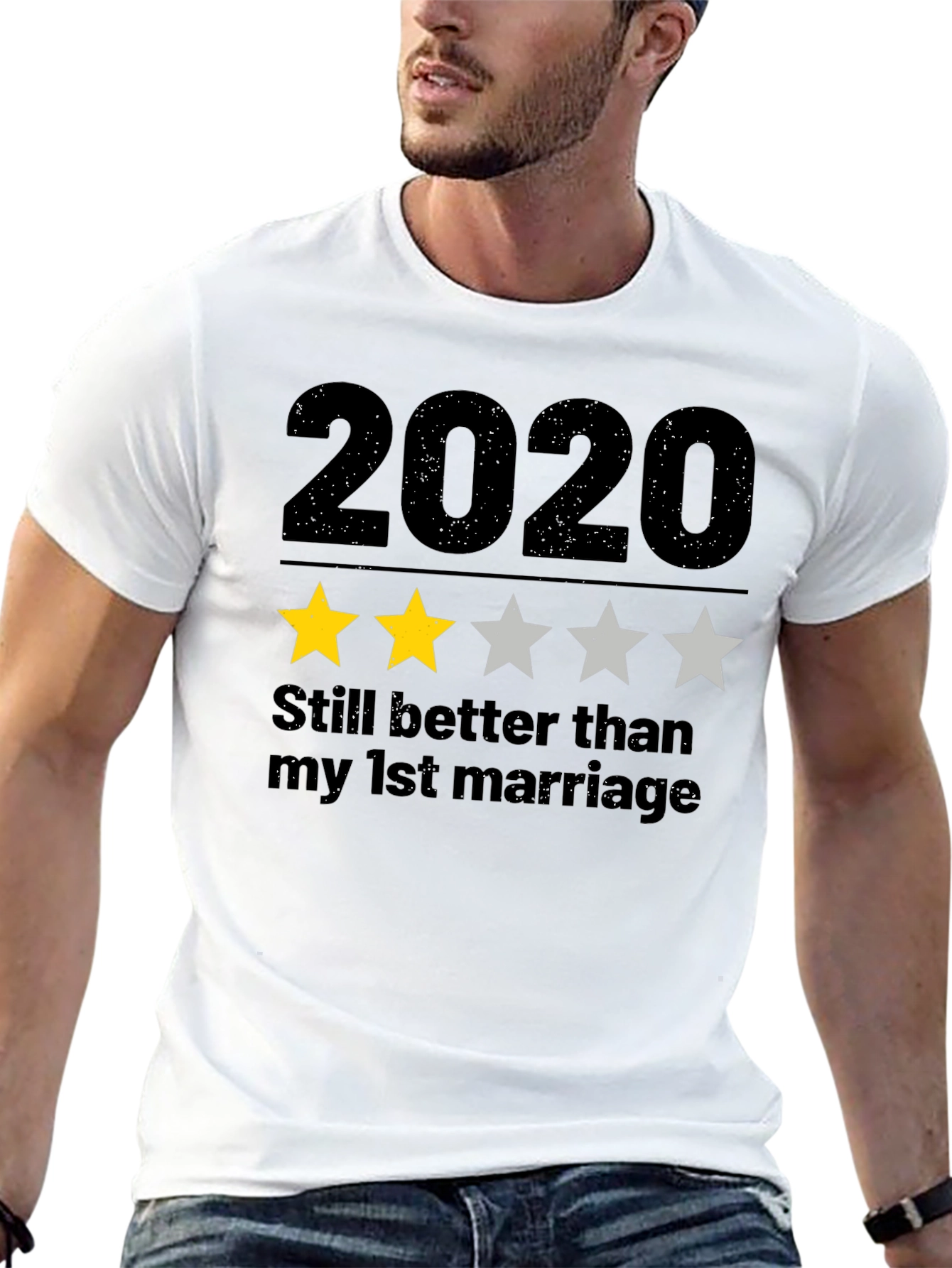 2020 Two Star T-Shirt - Funny Sarcastic Tee