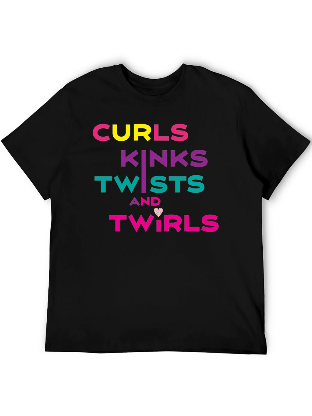 Curls Kinks Twists & Twirls Graphic T-Shirt