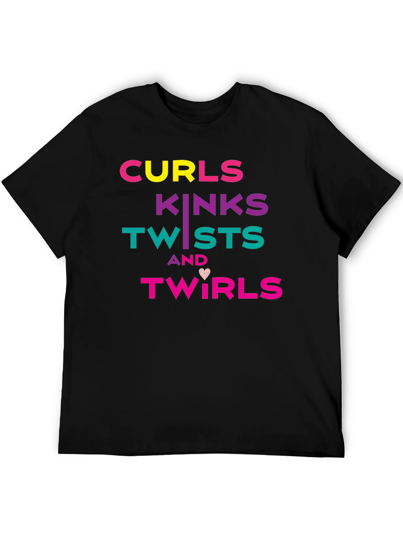 Curls Kinks Twists & Twirls Graphic T-Shirt