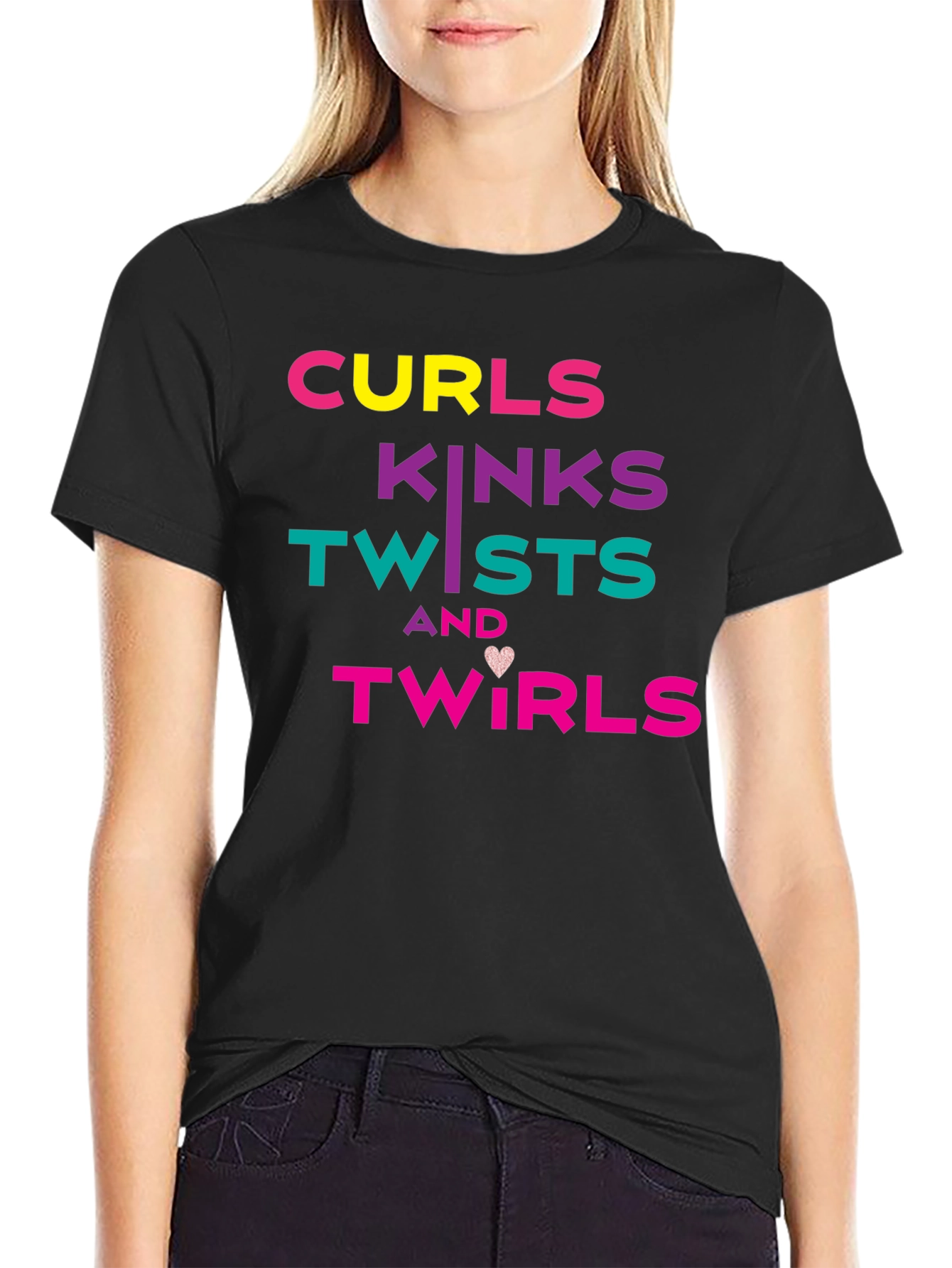 Curls Kinks Twists & Twirls Graphic T-Shirt