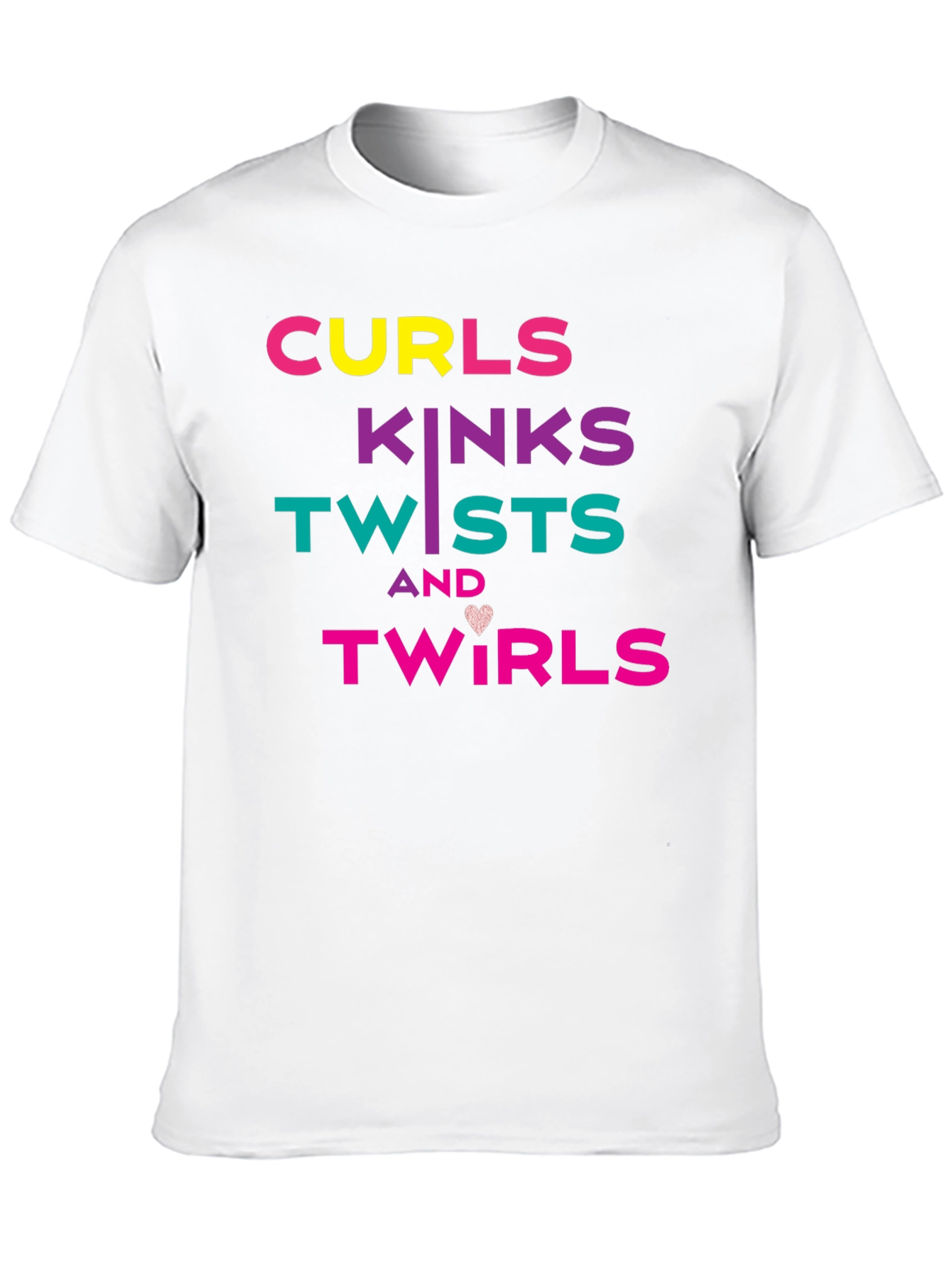 Curls Kinks Twists & Twirls Graphic T-Shirt