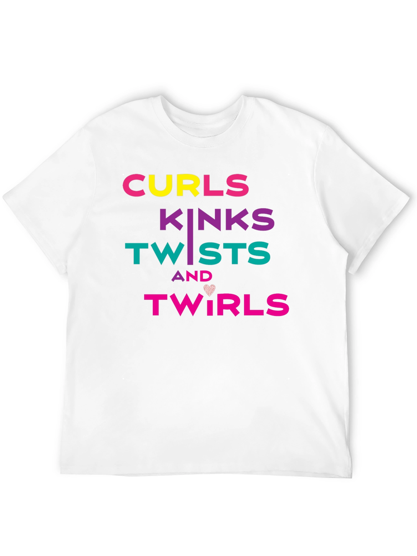 Curls Kinks Twists & Twirls Graphic T-Shirt
