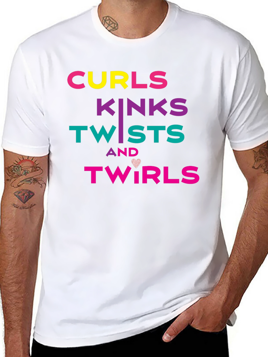 Curls Kinks Twists & Twirls Graphic T-Shirt