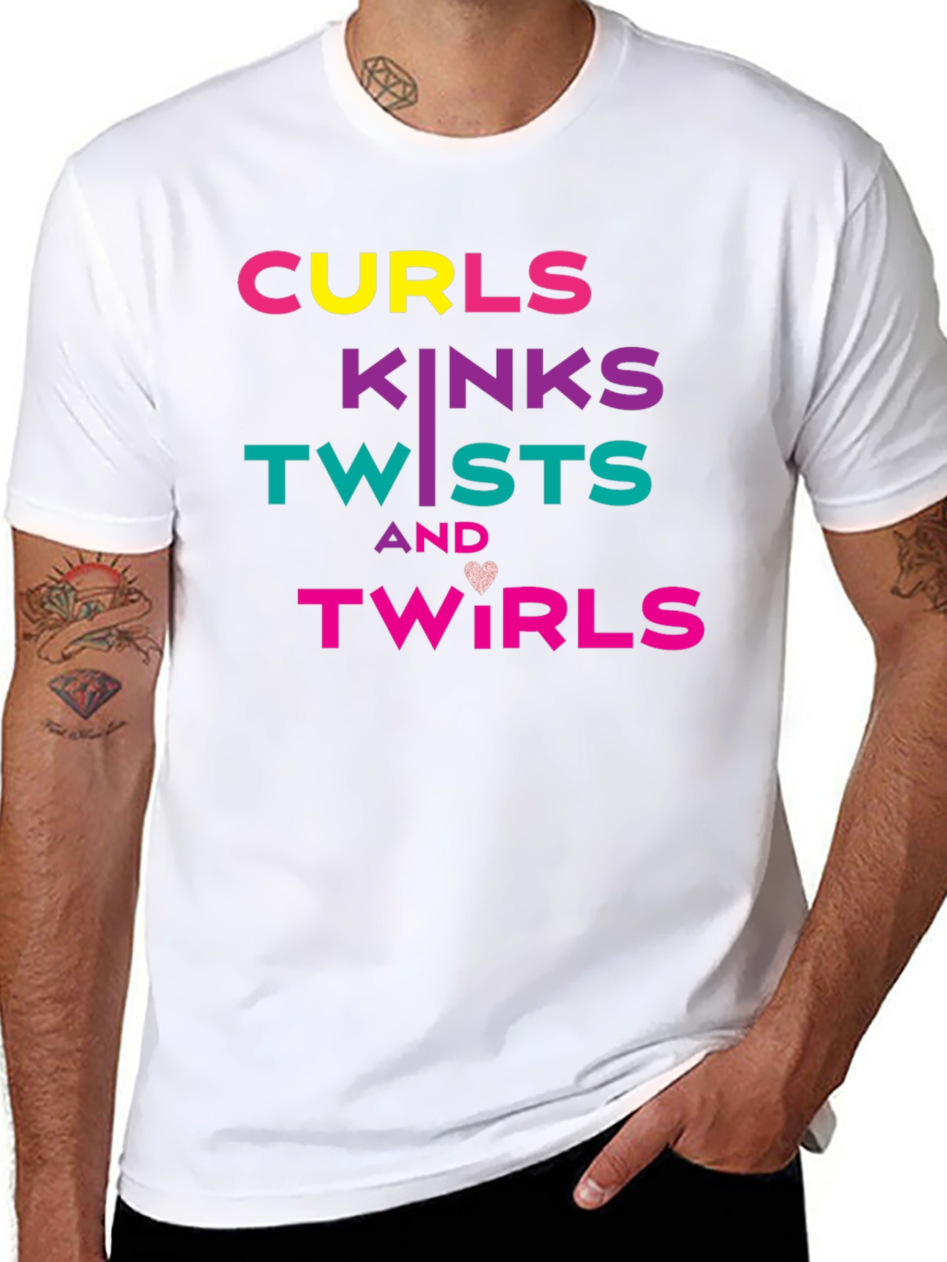 Curls Kinks Twists & Twirls Graphic T-Shirt