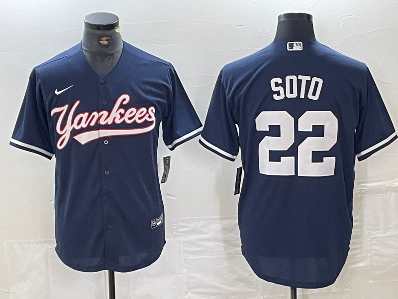 Men's New York Yankees Juan Soto #22 Navy Limited Player Jerseys