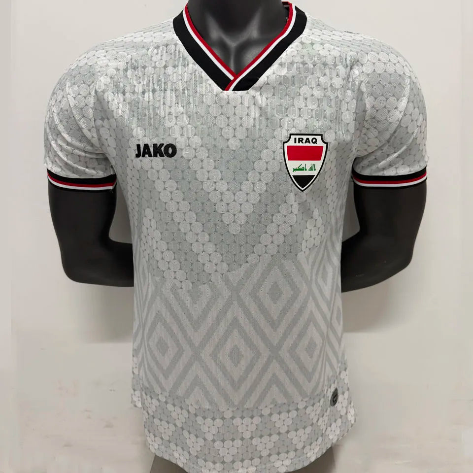 2025 Qatar Home Fans Soccer Jersey Detail 3