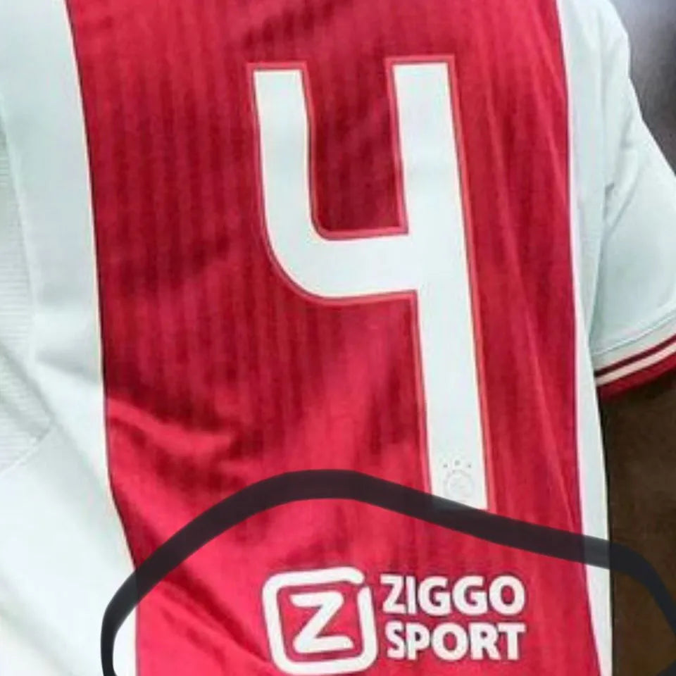 2023/24 AA 1:1 Quality Home Red Fans Soccer Jersey Detail 4